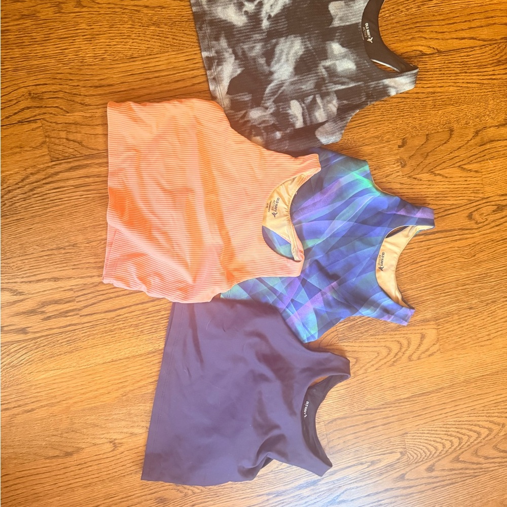 Old Navy Active racerback sports bra bundle